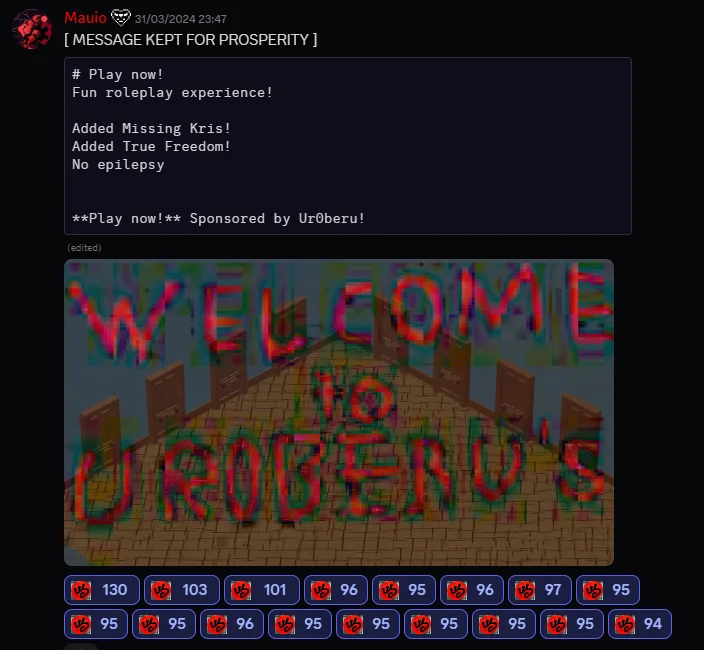 Announcement post for the April Fools update