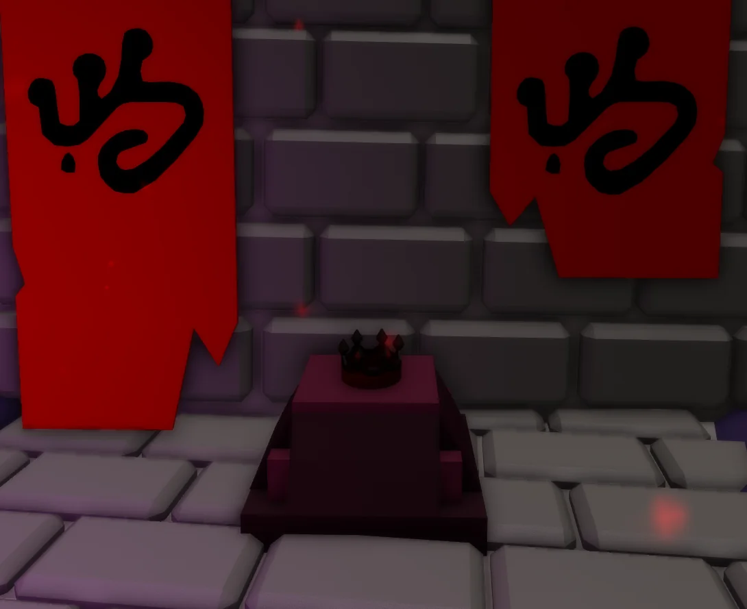 A little shrine with Ur0beru’s crown, ingame.